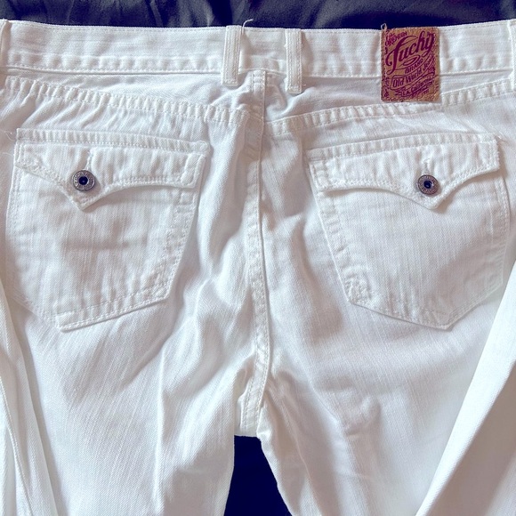 Lucky's Dungarees Jeans (White) - Picture 3 of 9